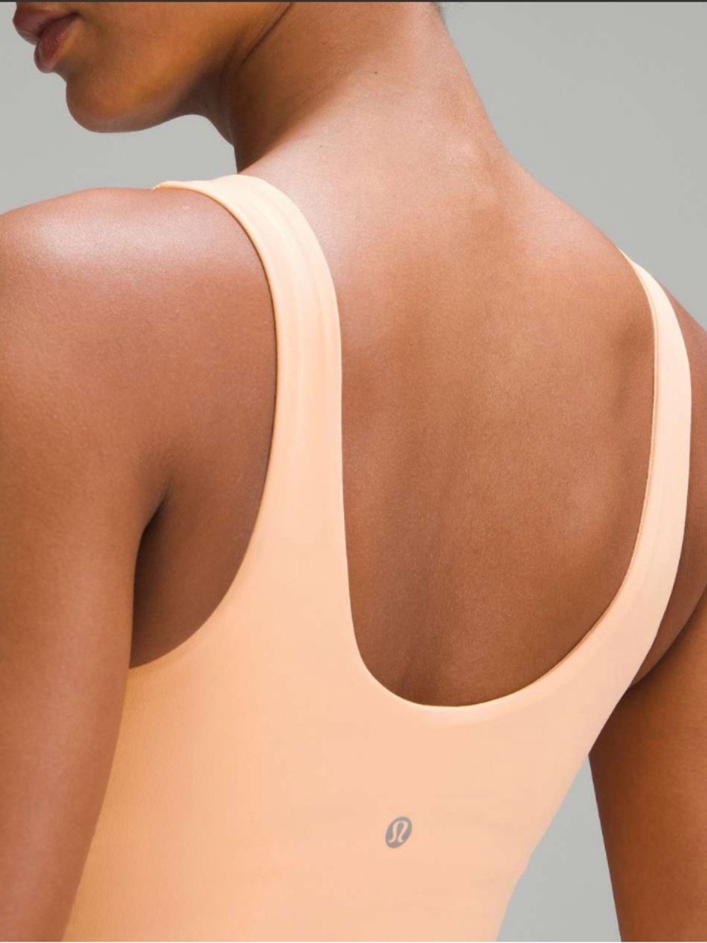 Lululemon NWOT Peach Bellini Align Tank Dress - size 6 - Picture 7 of 9